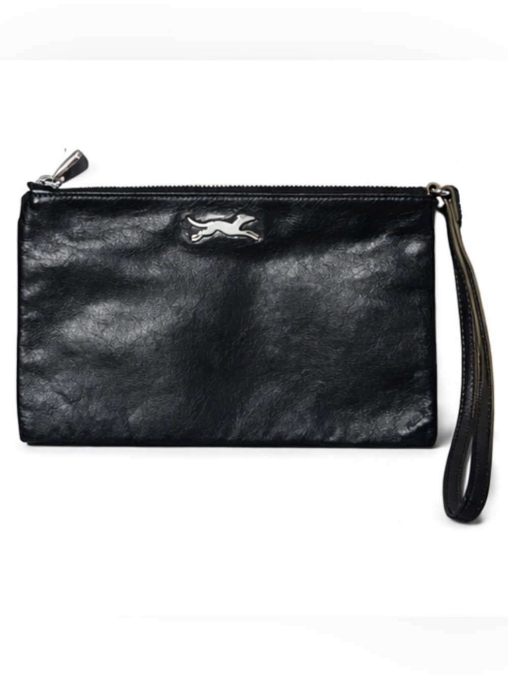 Bimba & Lola Black Leather Wristlet